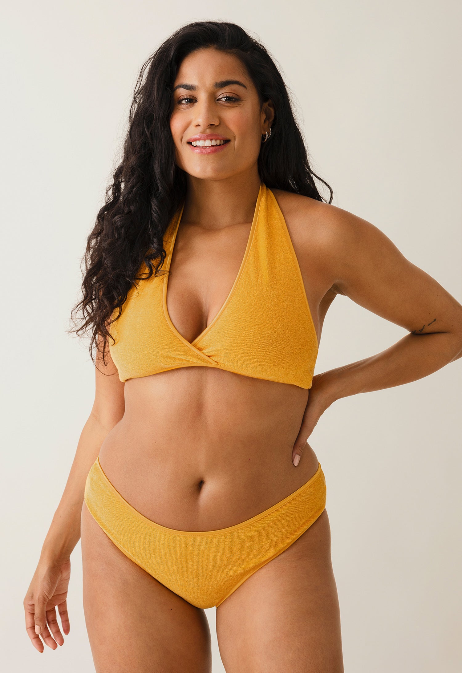 Bikini de rizo para playa - Girasol