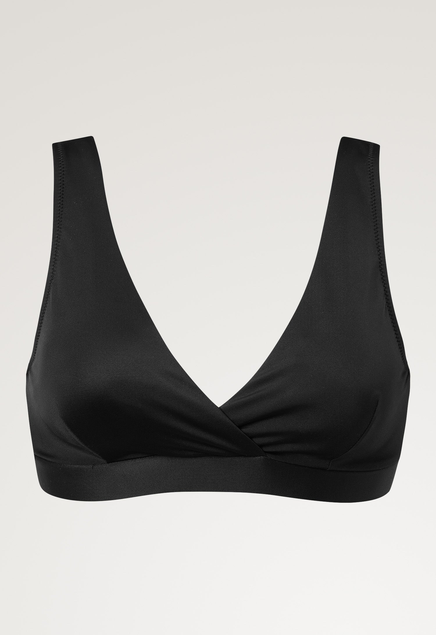 Top de bikini para lactancia - Negro
