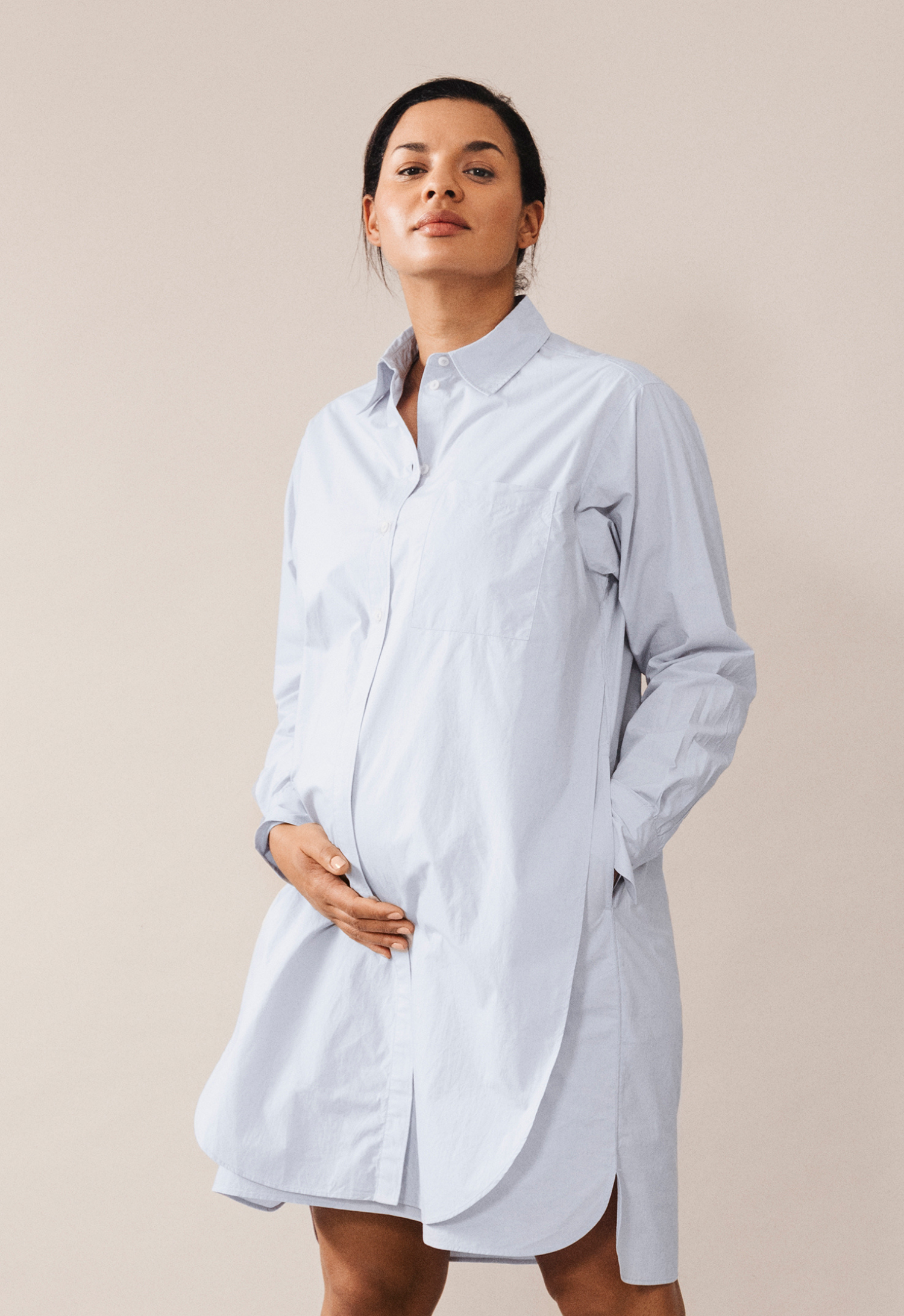 Vestido Duo — Azul cielo