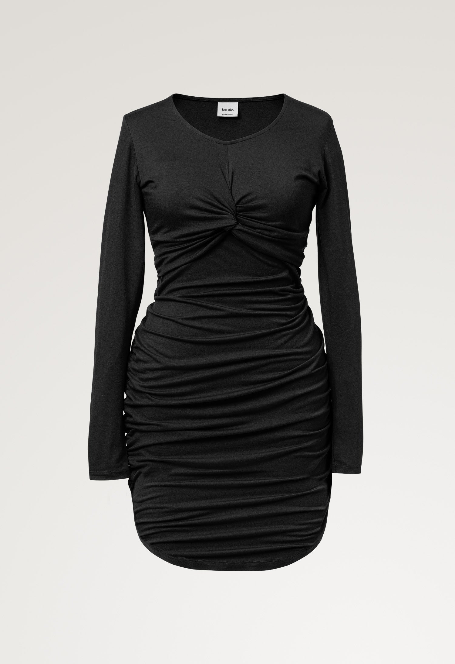 Vestido premamá ajustado - Negro