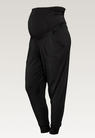 Pantalones premamá suaves - Black