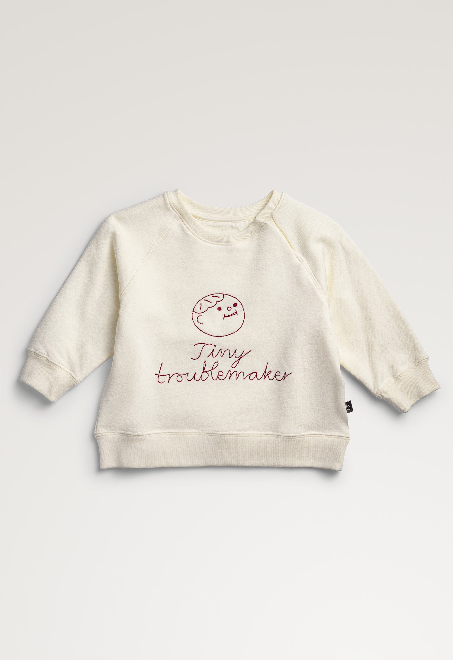 Sudadera para bebé Tiny Troublemaker - blanco roto