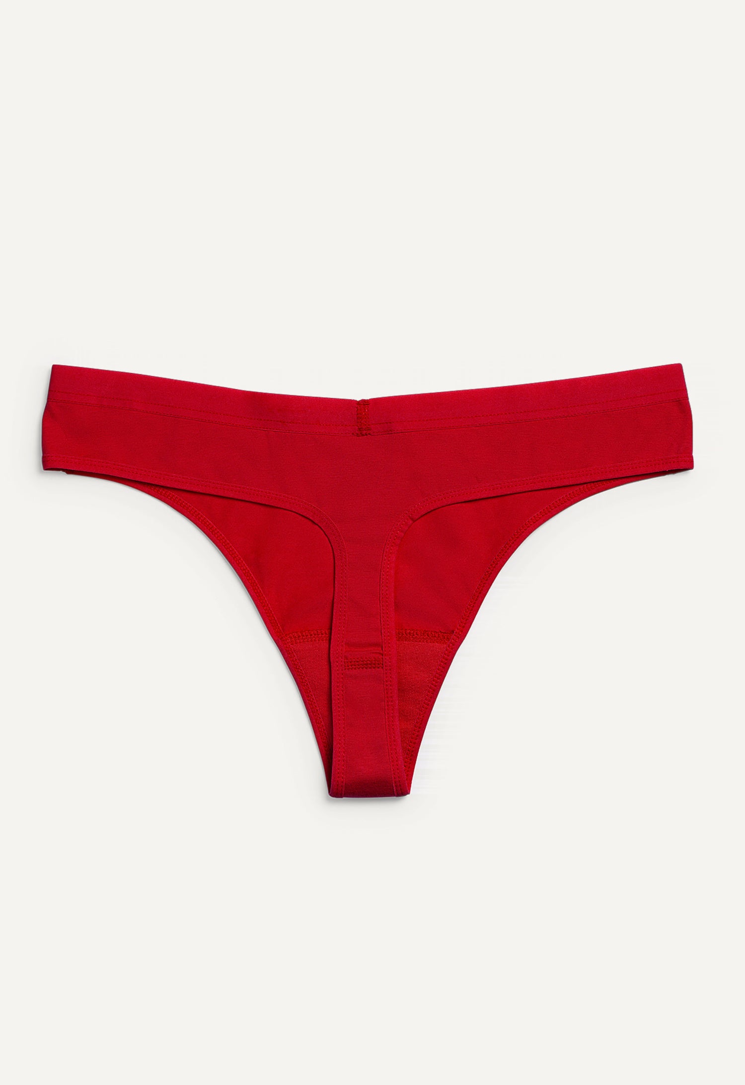 Tanga menstrual, flujo ligero, rojo