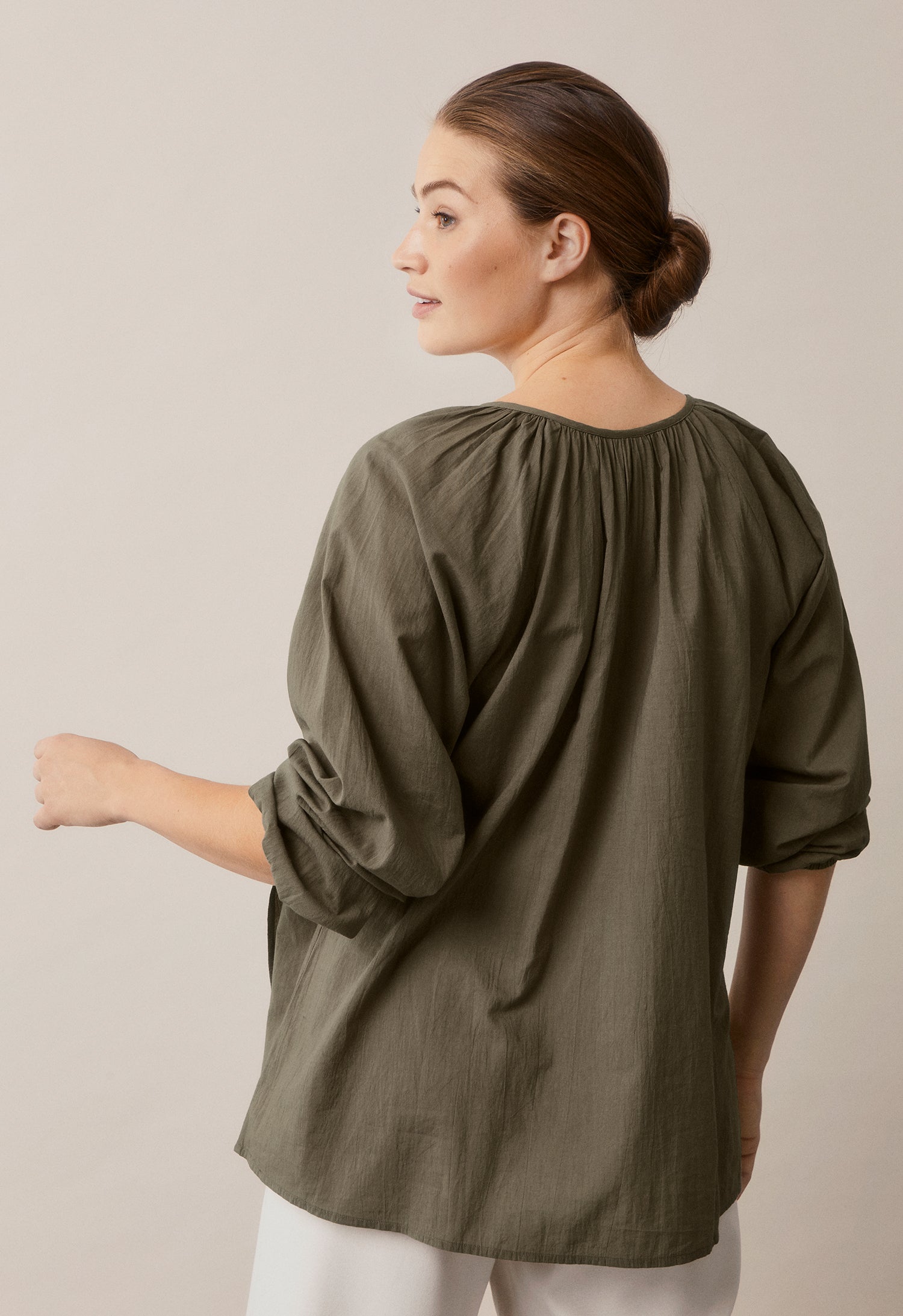 Poetess Blusa Verde pino