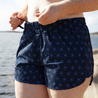Short de baño - Pétalo azul marino