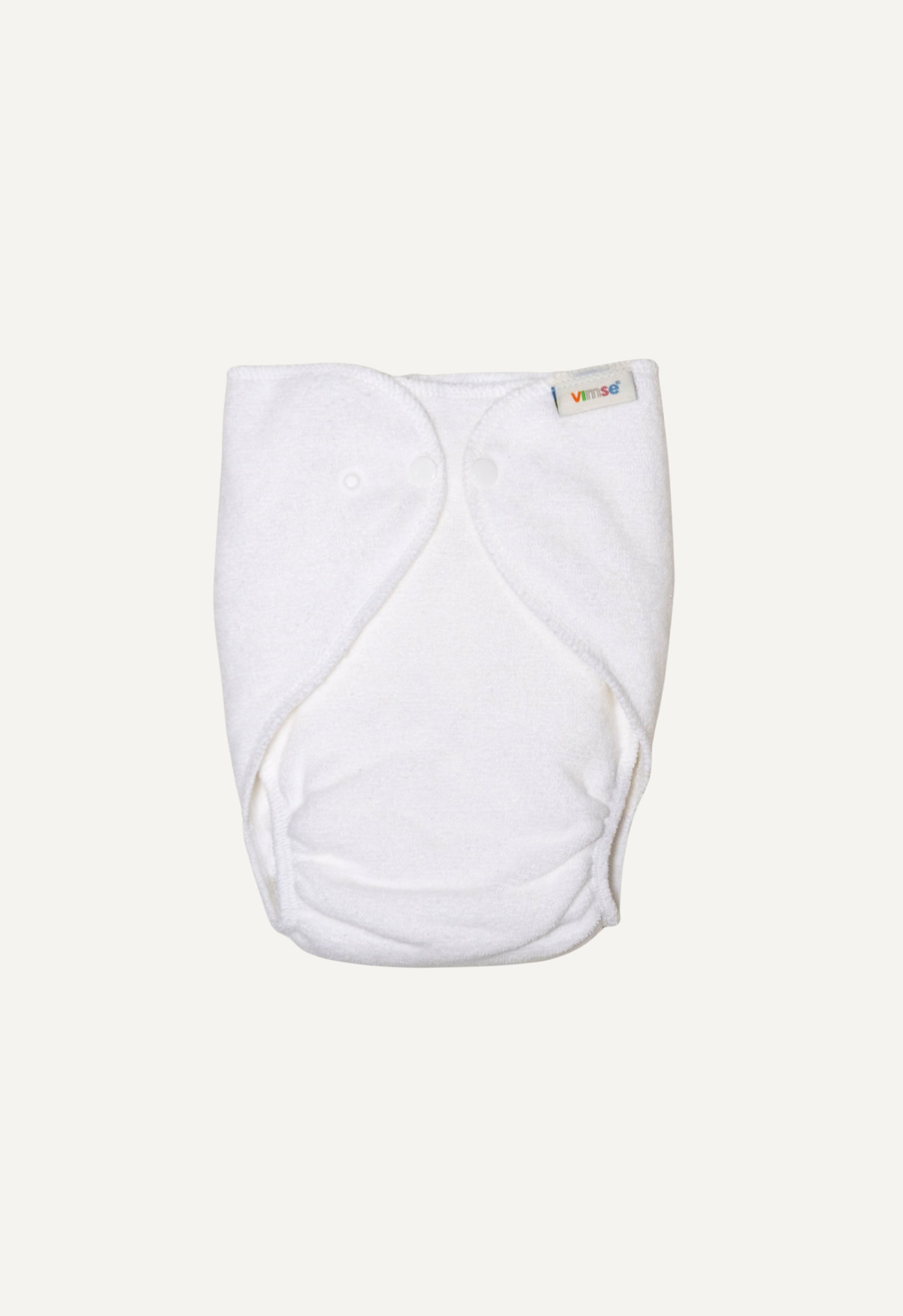 Pañales de rizo, talla única, blancos, pack de 4