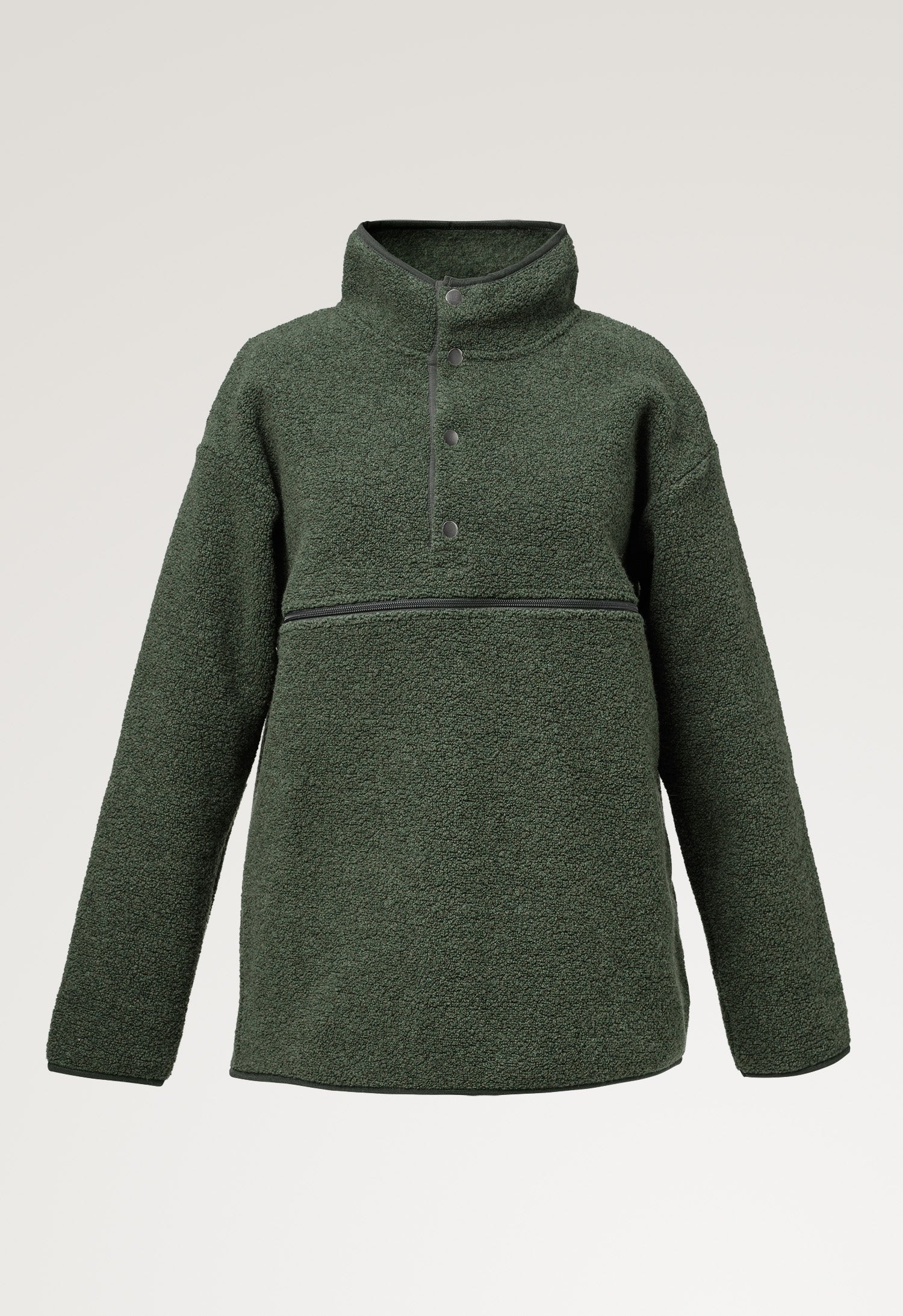 Sudadera premamá de forro polar 90s - Verde