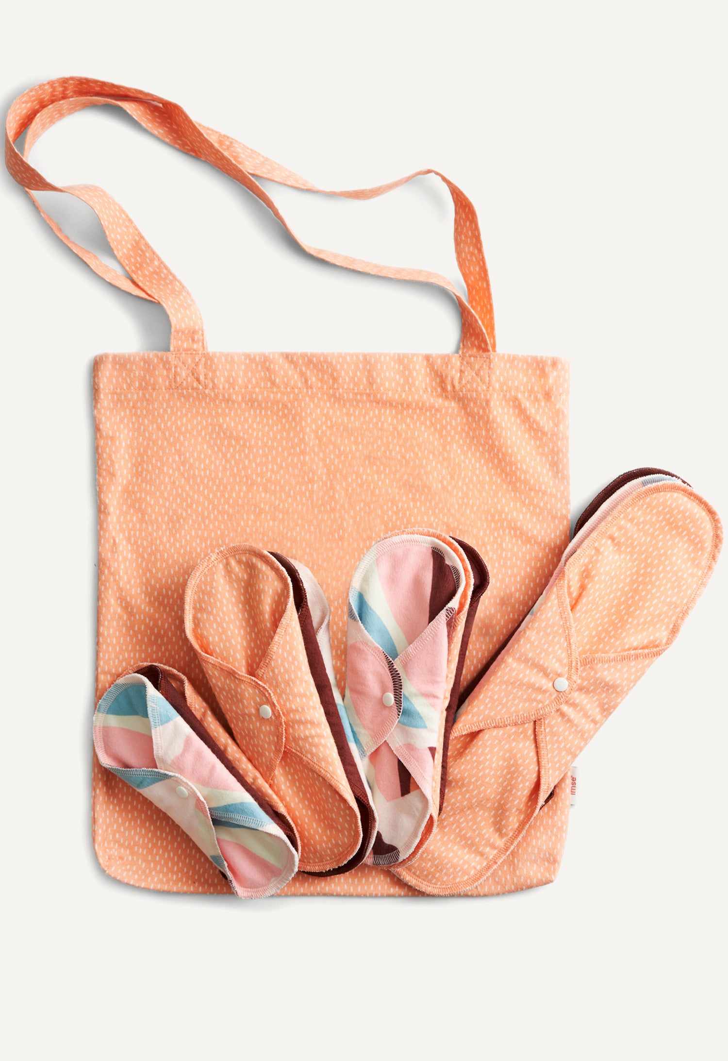 Kit inicial de compresas, confeti naranja