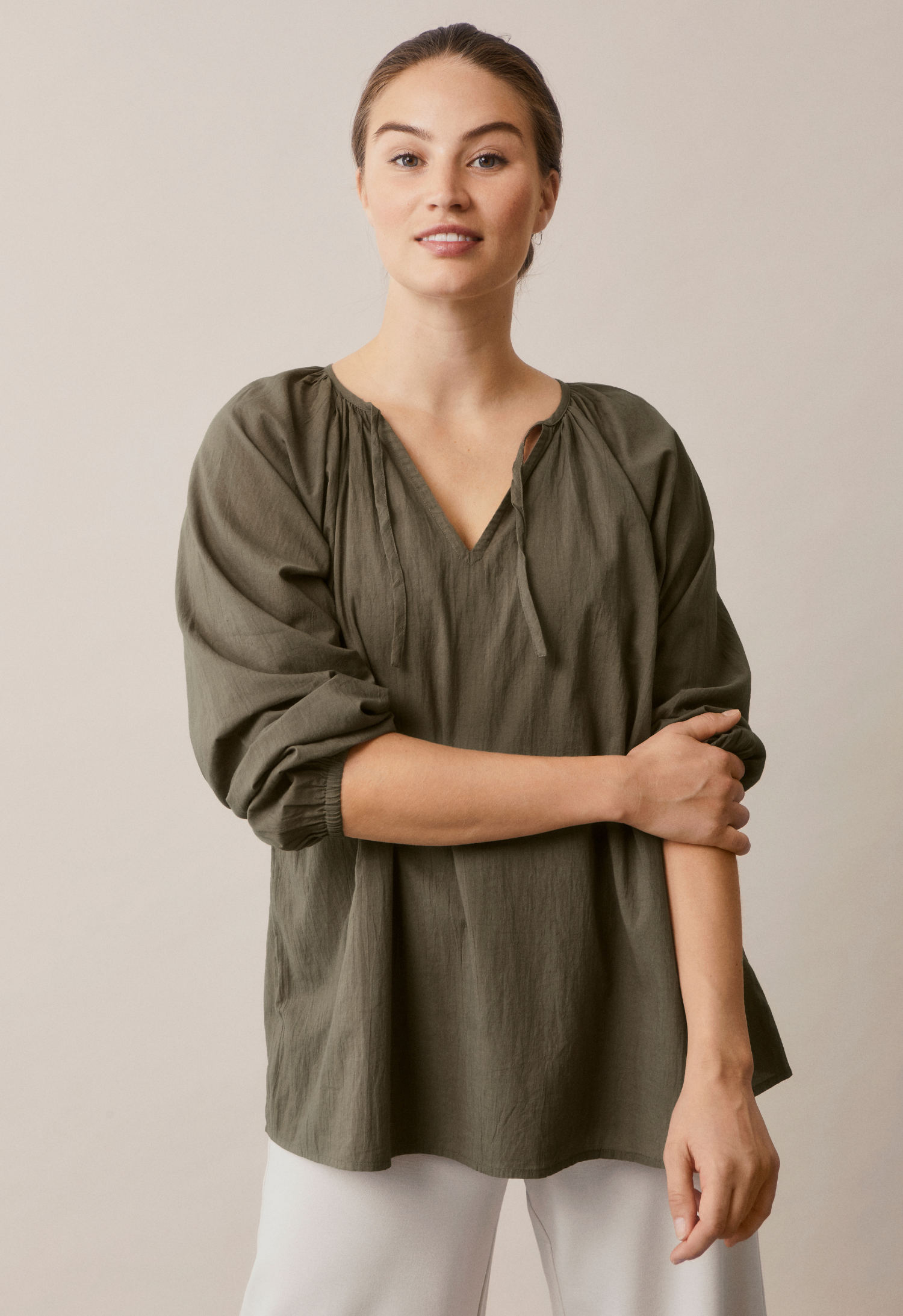 Poetess Blusa Verde pino