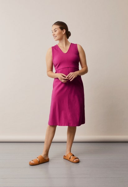 Vestido A Orquídea Oscura