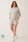 Shorts de chándal premamá - Beige claro