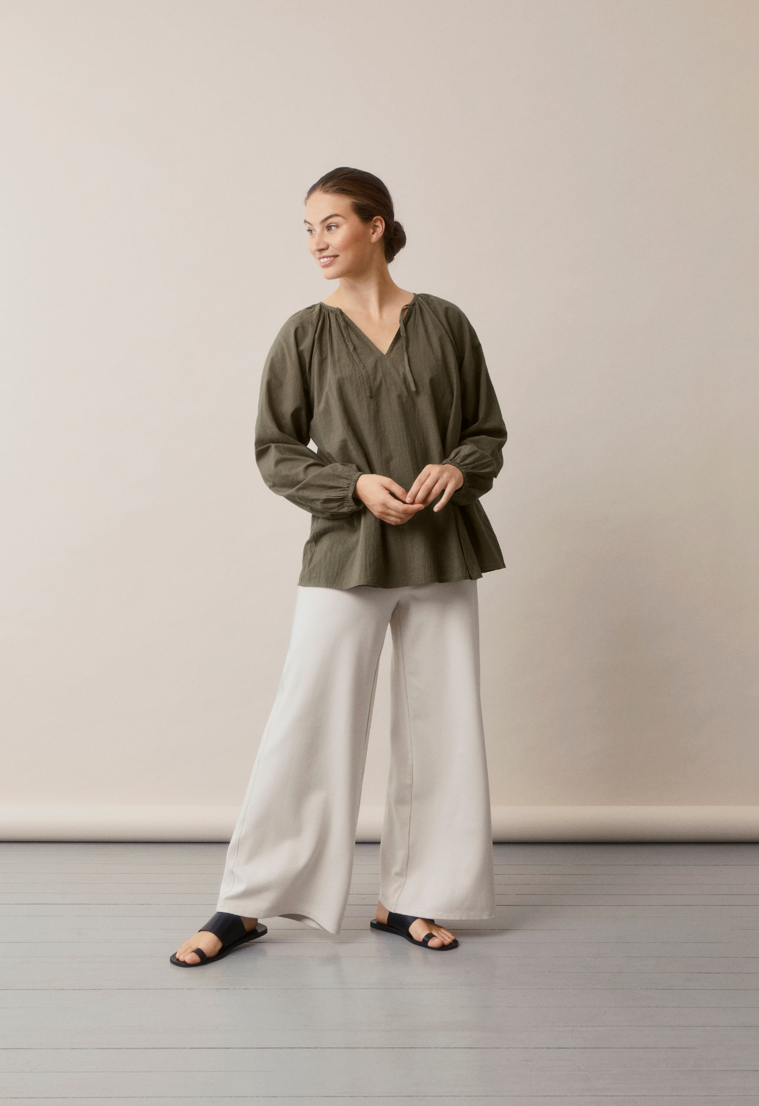 Poetess Blusa Verde pino