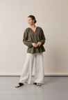 Poetess Blusa Verde pino