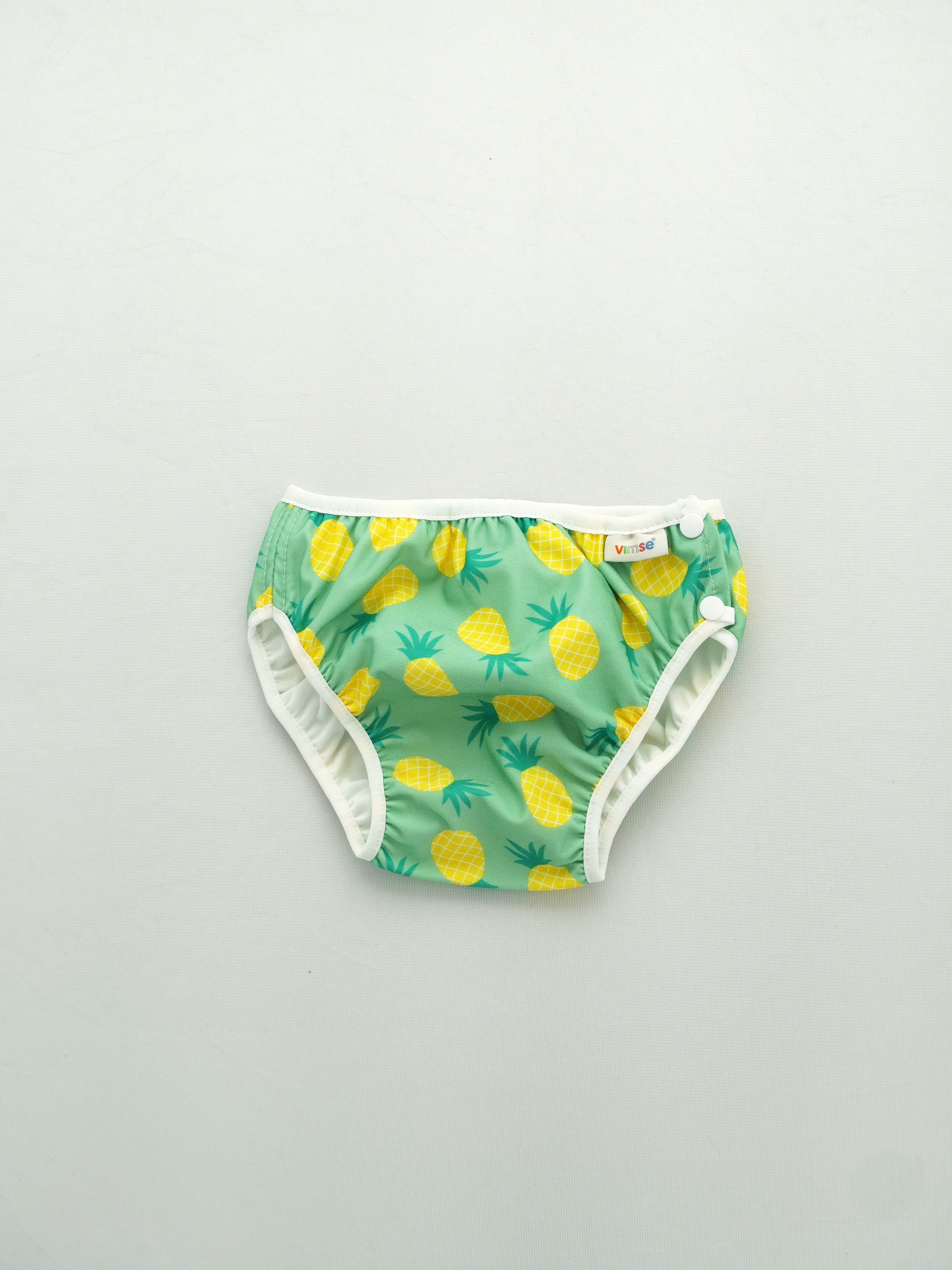 Pañal de natación - piña