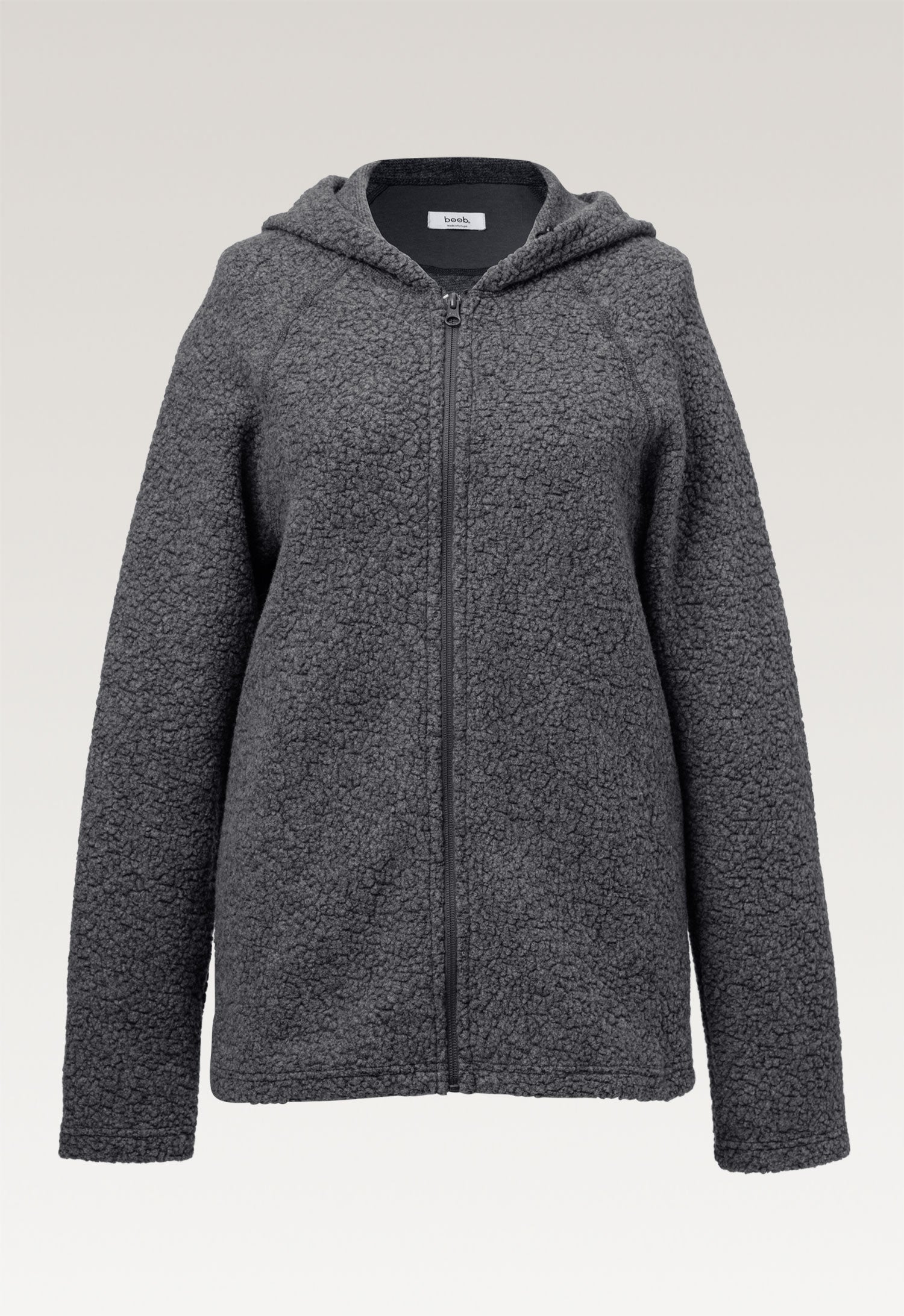 Sudadera con capucha para portabebés - Gris