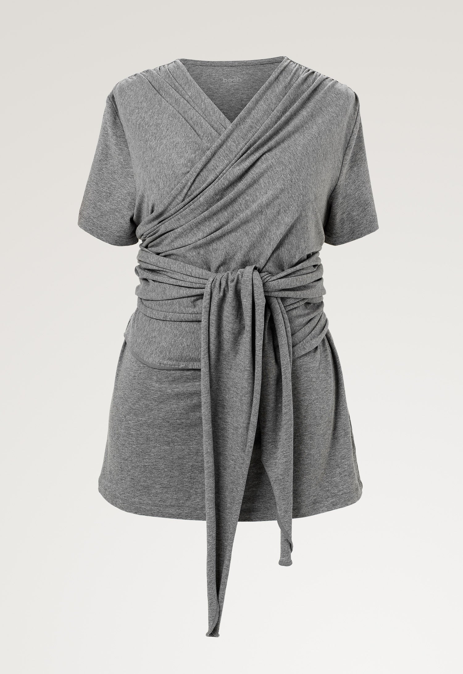 Camiseta para contacto piel con piel - Gris jaspeado