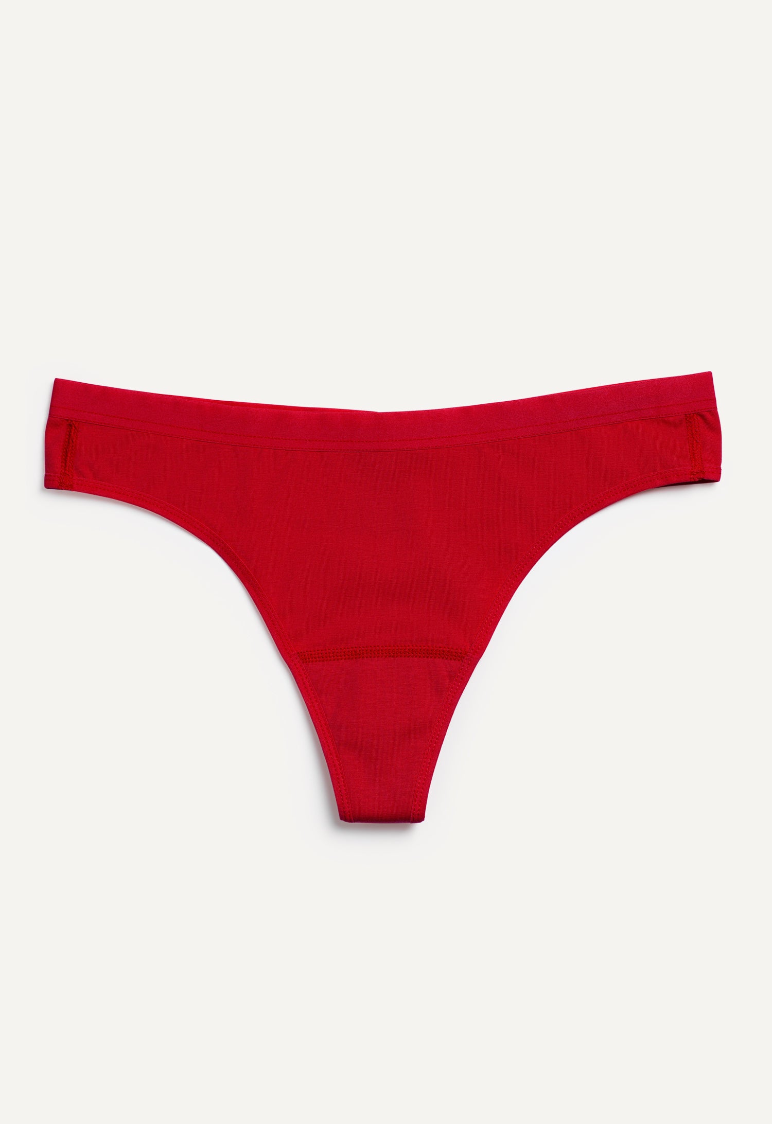 Tanga menstrual, flujo ligero, rojo
