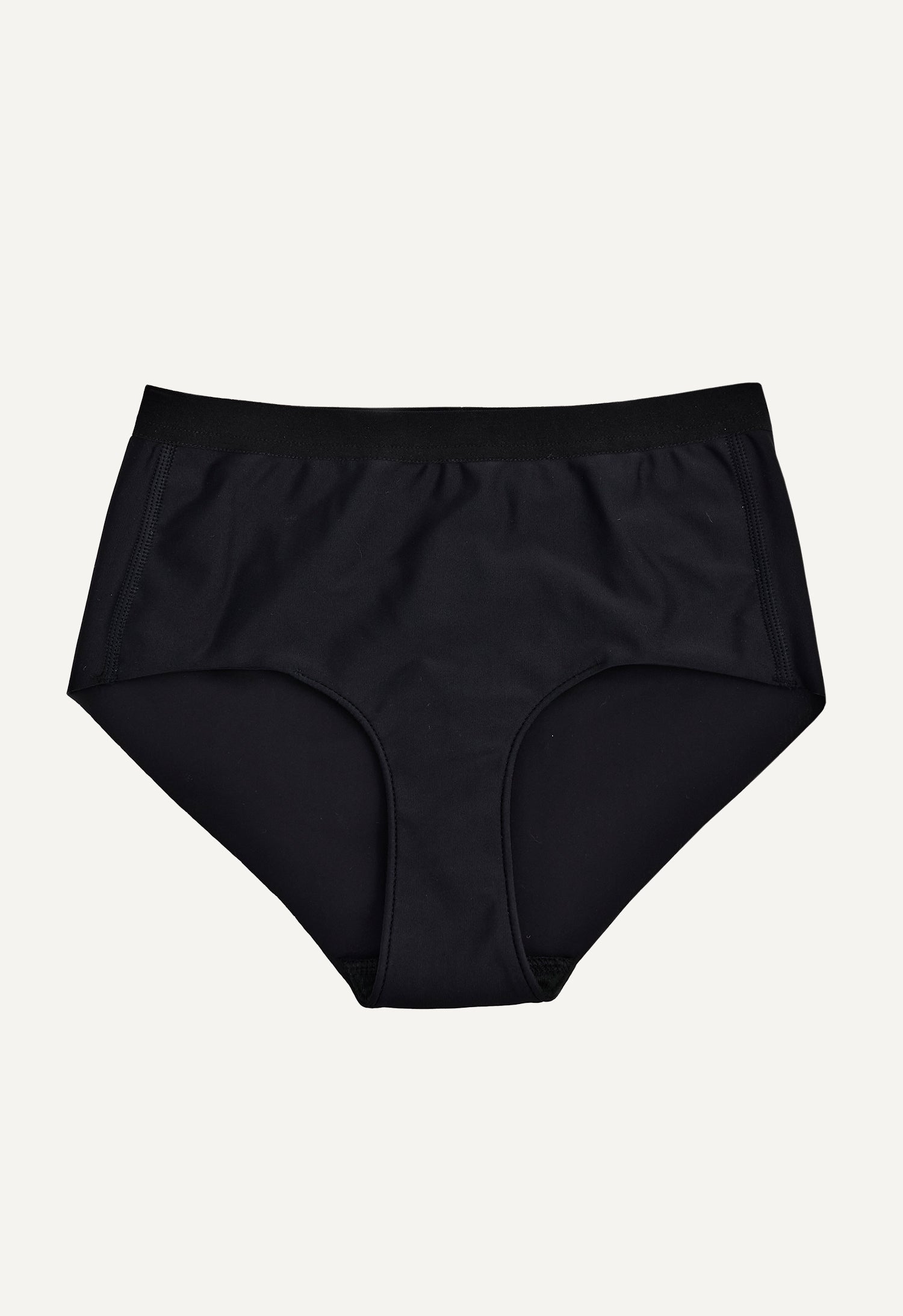 Bragas menstruales - hipster sin costuras - flujo muy ligero - Negro