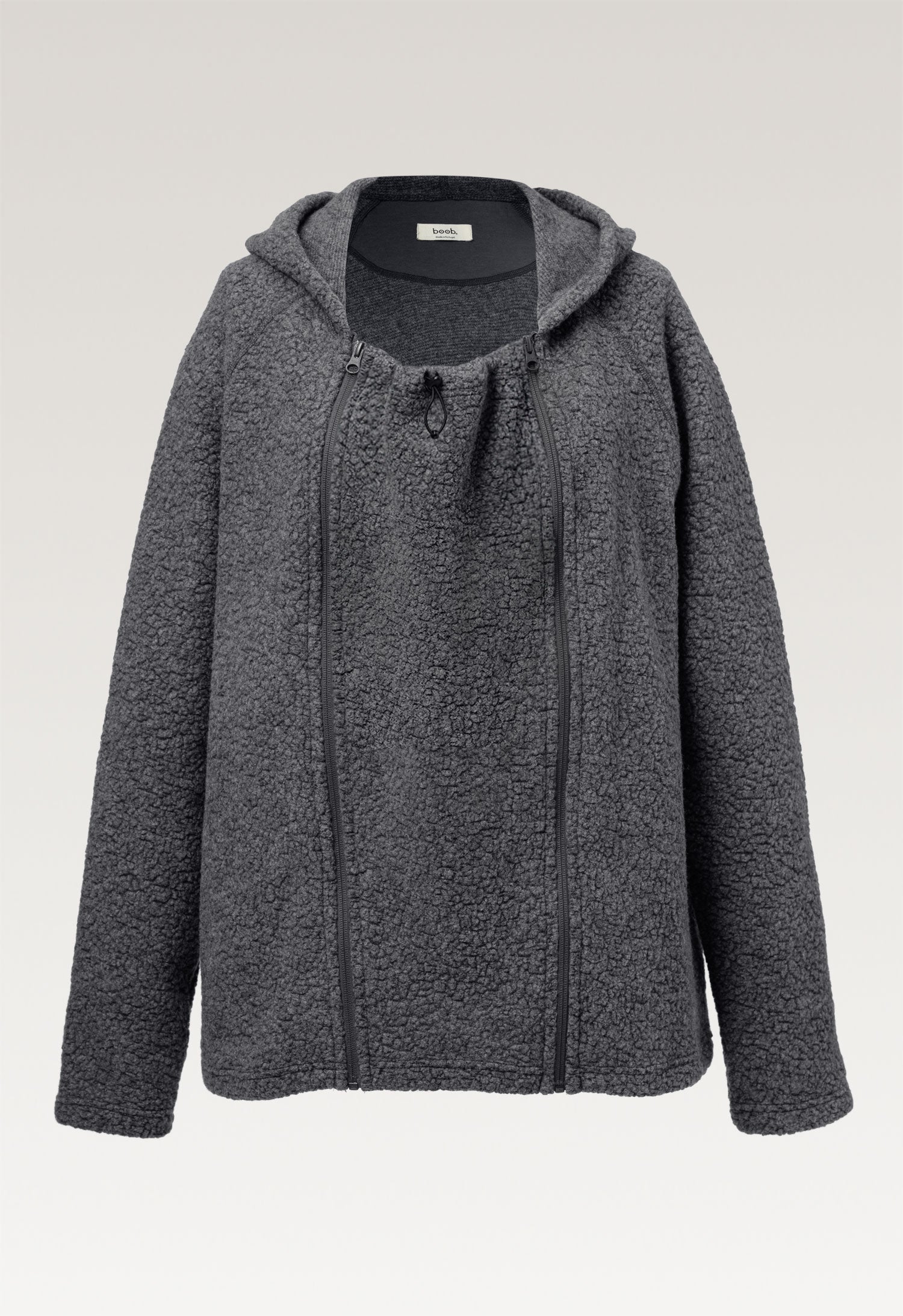 Sudadera con capucha para portabebés - Gris