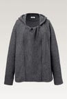 Sudadera con capucha para portabebés - Gris