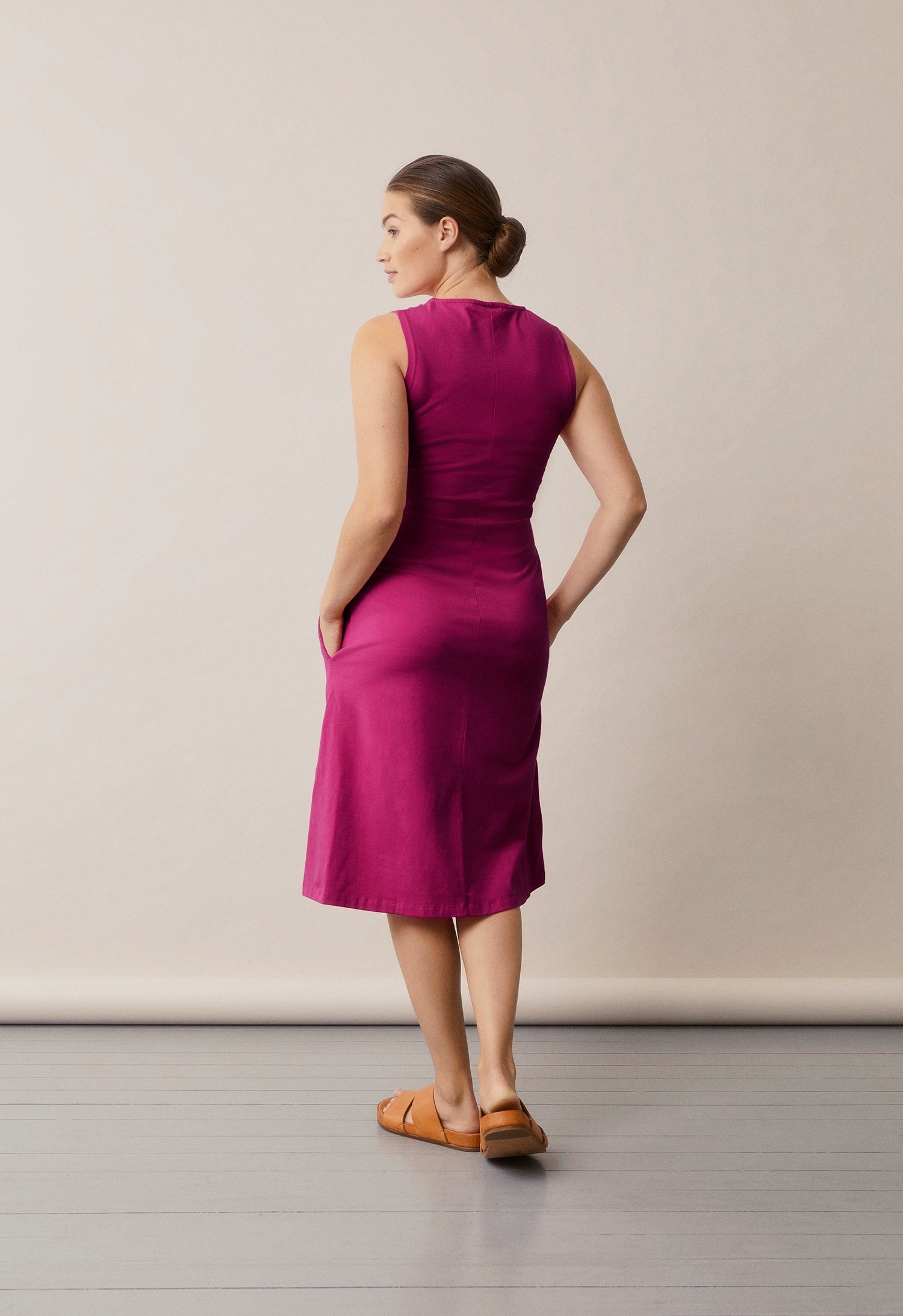 Vestido A Orquídea Oscura